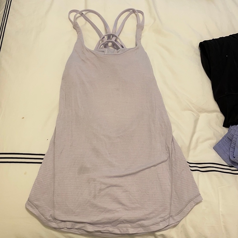 free to be serene lilac tank size 6